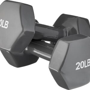Amazon Basics Vinyl Coated Dumbbell Hand Weights