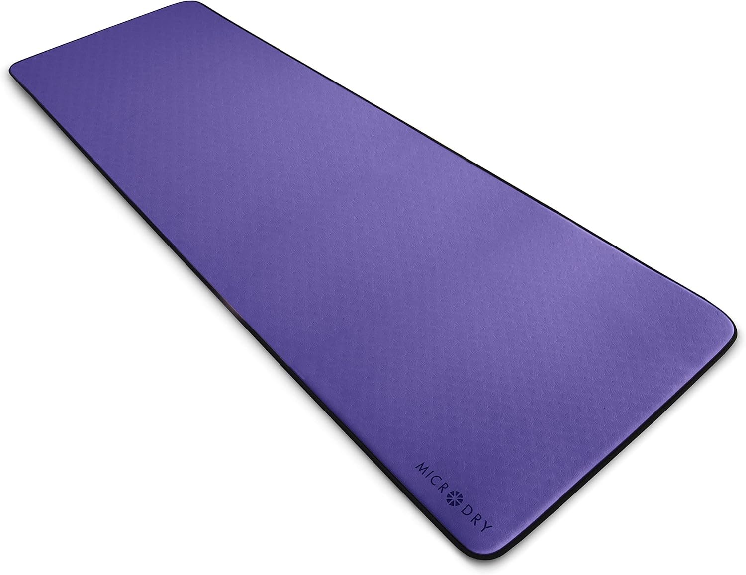 MICRODRY Deluxe Fitness Exercise Yoga Mat for Home & Gym, Extra Thick for High Impact Training, Multi Layered Skid Resistant Surface, Odor Neutralizing with Carrying Strap - Image 8