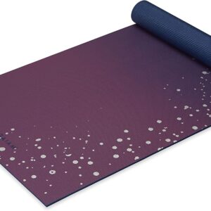 Gaiam Yoga Mat – Premium 6mm Print Extra Thick Non Slip Exercise & Fitness Mat for All Types of Yoga, Pilates & Floor Workouts (68″L x 24″W x 6mm Thick)